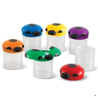 Набор баночек Божья коровка, 12 шт