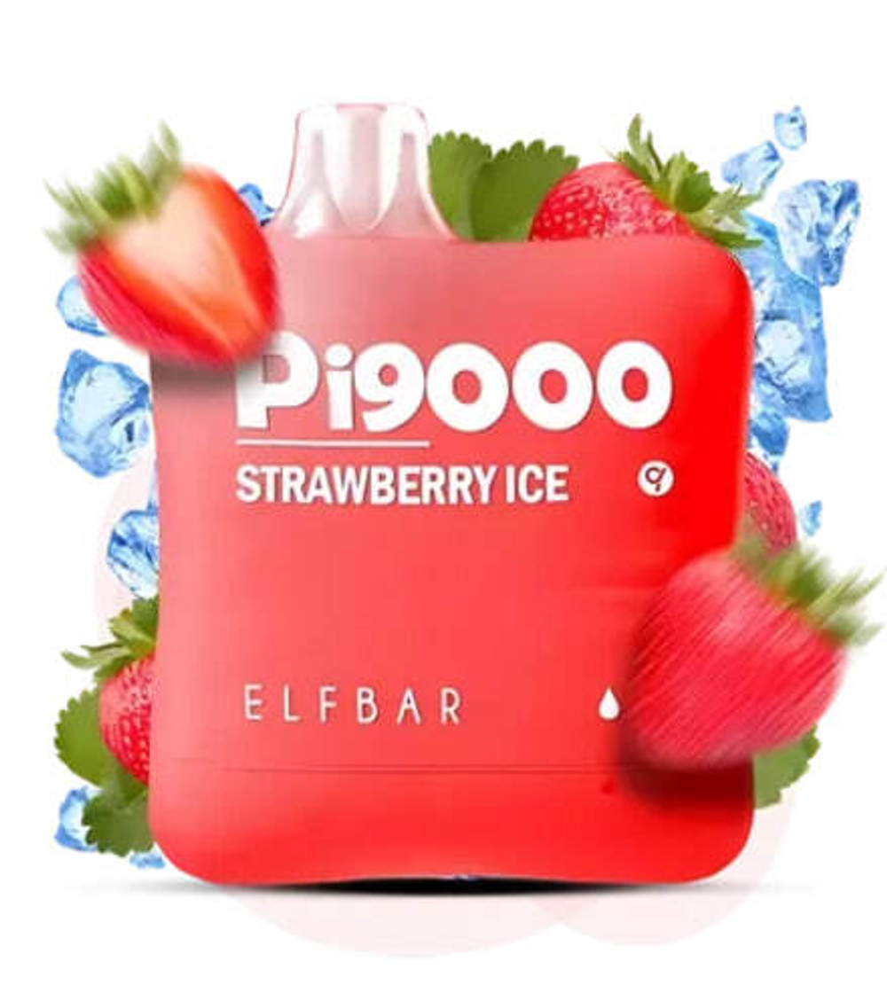 Elf Bar Pi9000 - Strawberry Ice (nic 5%)