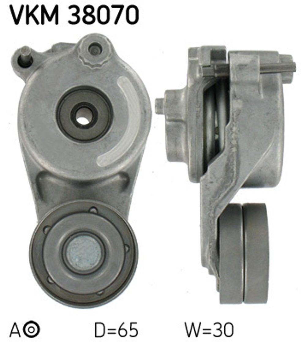 SKF - VKM38070-SKF - Belt Tensioner, V-ribbed belt