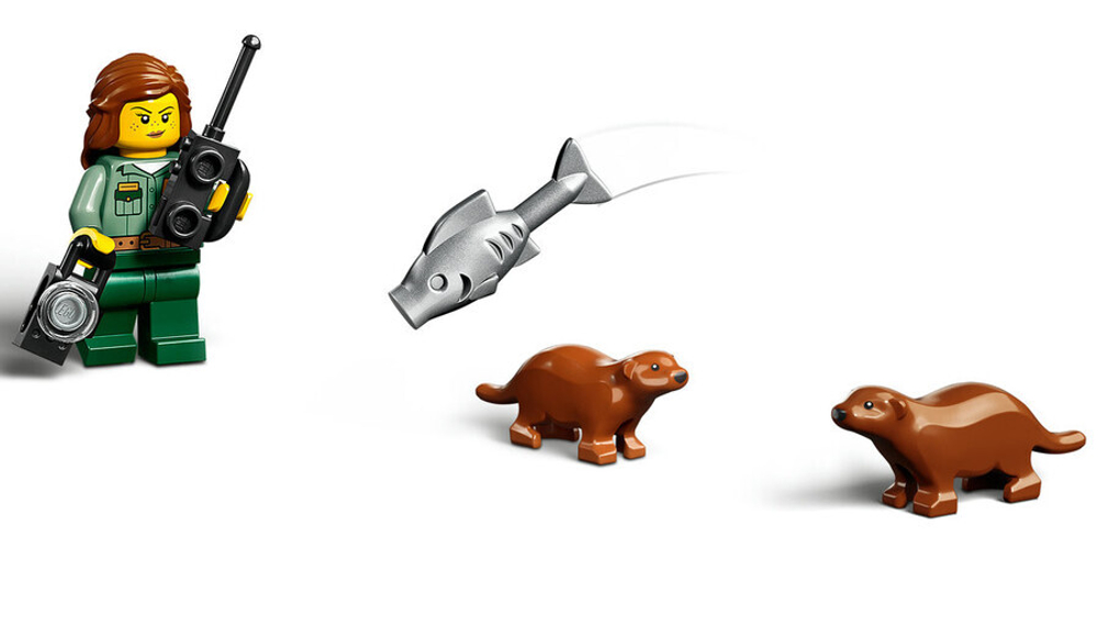 Конструктор LEGO City 60394 Среда обитания Квадроцикл и выдры