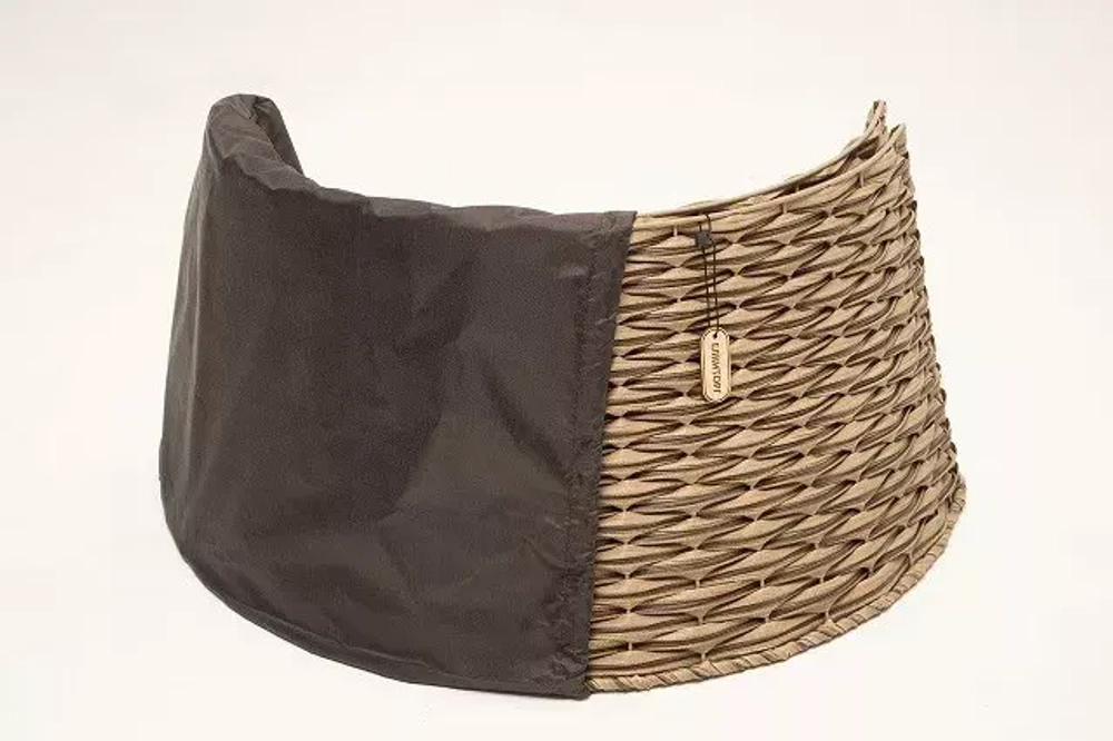 Корзина под елку Прованс 87*55*27 см., разборная, орех, ЕлкиТорг (87-219)