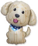 Шар (12''/30 см) Мини-фигура, Веселый щенок, 1 шт.