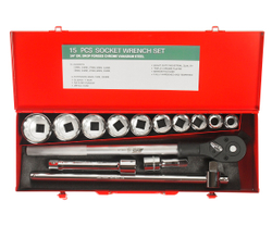 Набор головок торцевых 3/4" 12-ти гранных 22-50мм 14 предметов в кейсе JTC