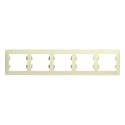 GLOSSA 5-постовая РАМКА, горизонтальная, БЕЖЕВЫЙ