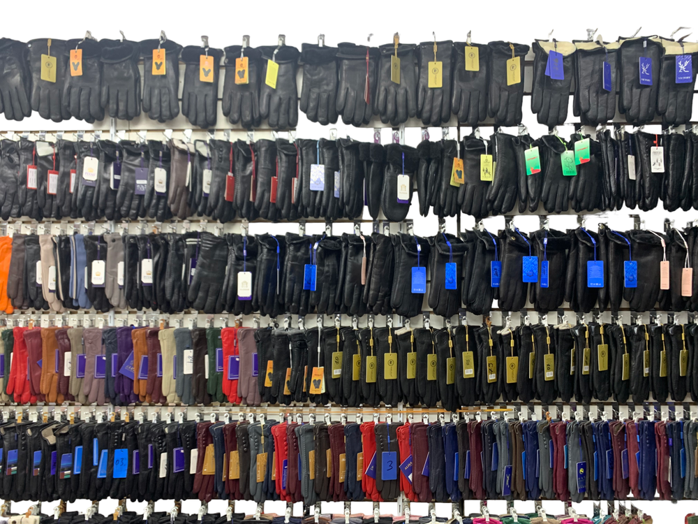 Flagman.Перчатки.Женские.Кожаные.Люкс качества. 5 шт в упаковке.