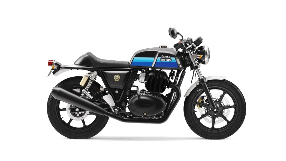 Royal Enfield Continental GT 650 Slipstream Blue (Black Alloy) 2024