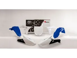 Крепеж защиты диска для Yamaha YZF250 14-18, YZF450 14-17 бело-синий RTech R-KITYZF-BL0-514