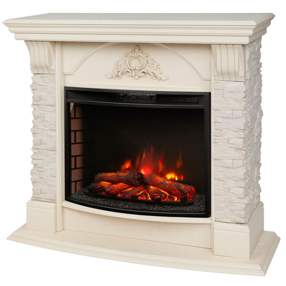 Каминокомплект Real Flame Athena 25/25,5 WT с очагом Evrika 25,5