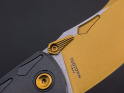 Складной нож Krotos [T14N TiN StoneWash CrystalTi DLC]