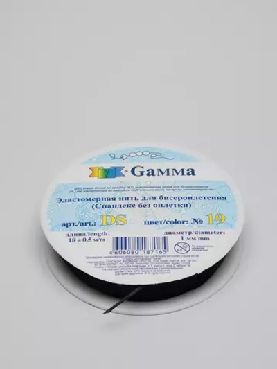 "Gamma" Эластомерная нить (спандекс) DS d 1 мм 18 м №19