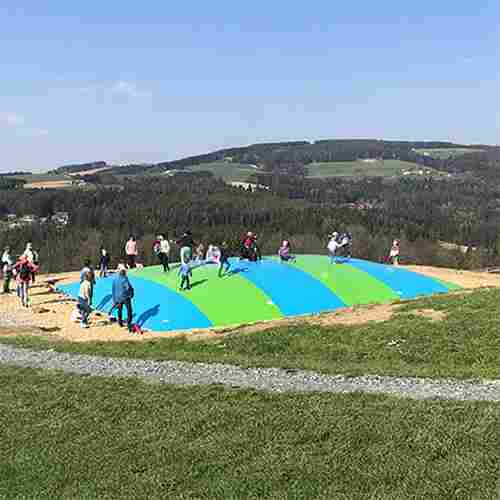 Надувная подушка для установки в грунт «Воздушный остров», 15×10×2 м