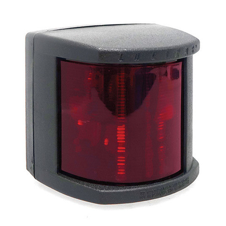 Огонь бортовой красный серии "Classic 20", черный корпус