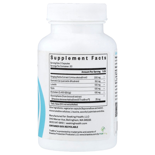 Seeking Health, HistaminX, 60 капсул