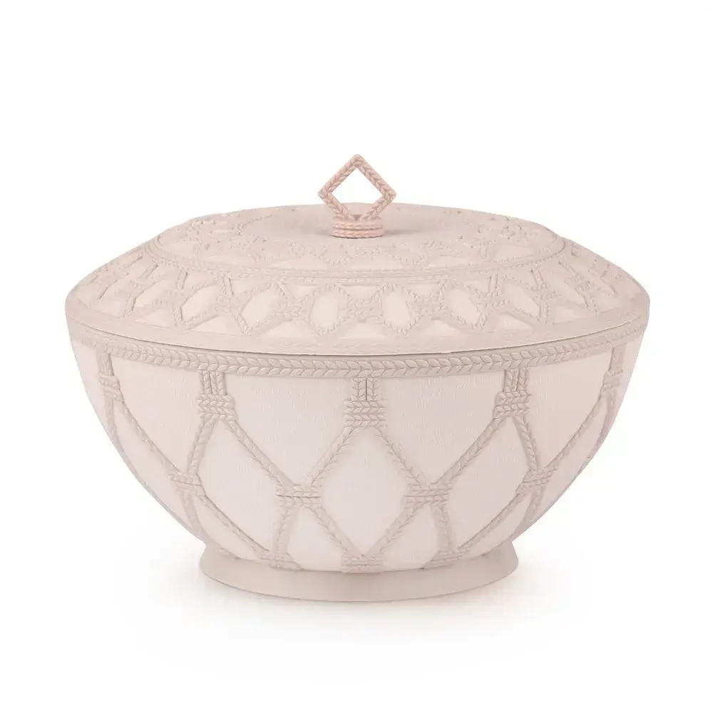 Сухарница Арабеска 1,7л (с крышкой)(св.бежевый) (комплект 16 шт)