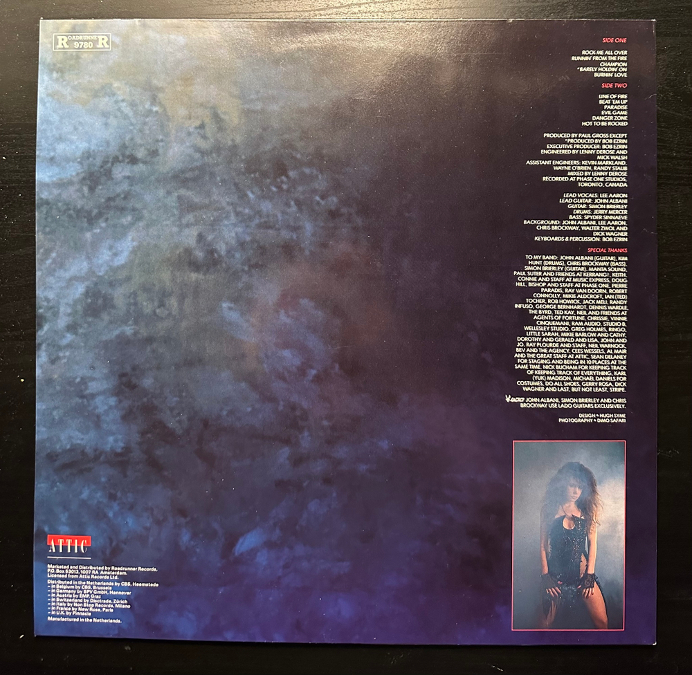 Lee Aaron- Call Of The Wild (Голландия 1985г.)