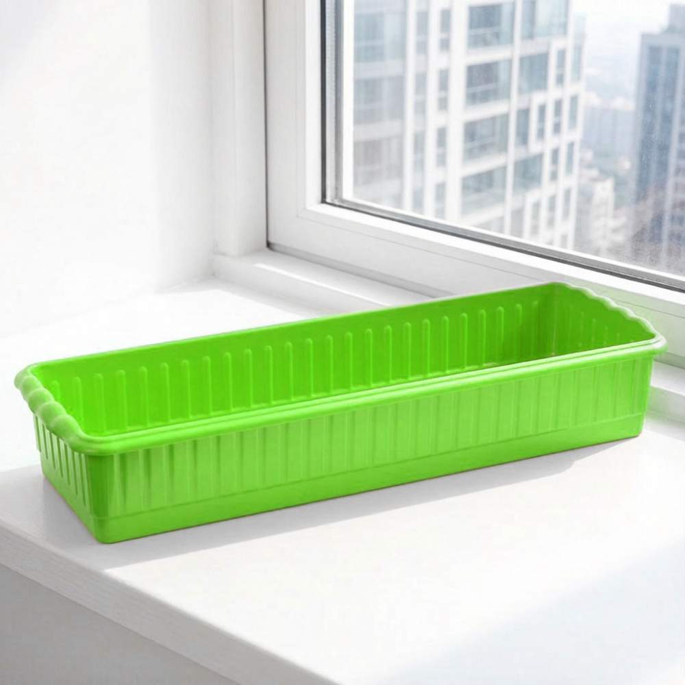 Ящик для рассады "Дом и Дача" 470*166*82мм, зеленый