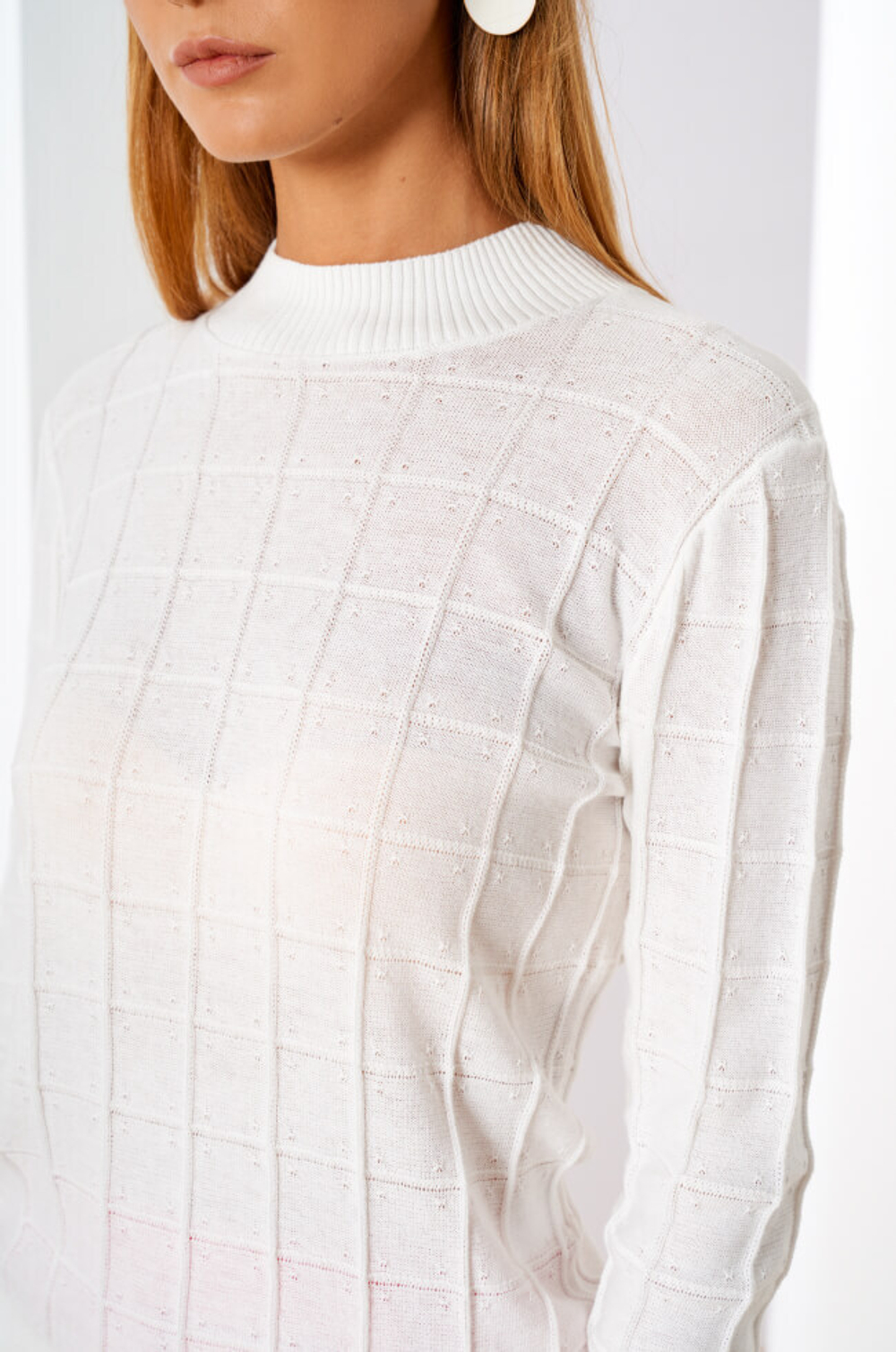 22339 Джемпер женский (молочный)