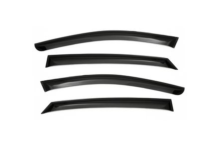 Дефлектор окон (НАКЛАДНОЙ скотч 3М) 4 шт., CHERY TIGGO 2 2017-, кроссовер