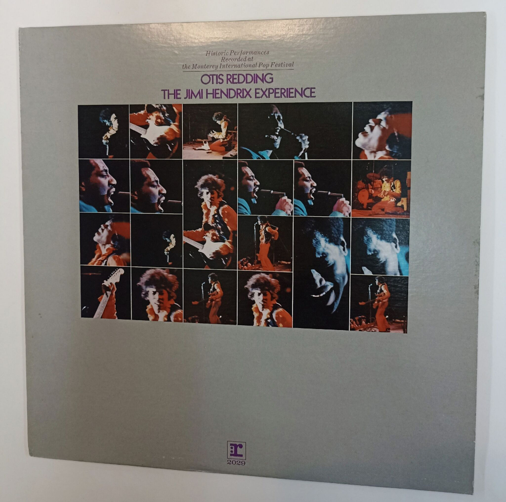 Винтажная виниловая пластинка LP Otis Redding The Jimi Hendrix Experience Historic Performances Recorded At The Monterey International Pop Festival (USA 1982)