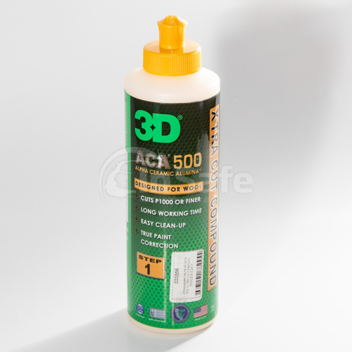 3D Паста на водной основе для низкотемпературной полировки,  ACA X-TRA Cut Compound 8 Oz  0,237л , 500OZ08