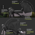 Детская коляска Nuovita Diamante 2 в 1 Viola / Фиолетовый