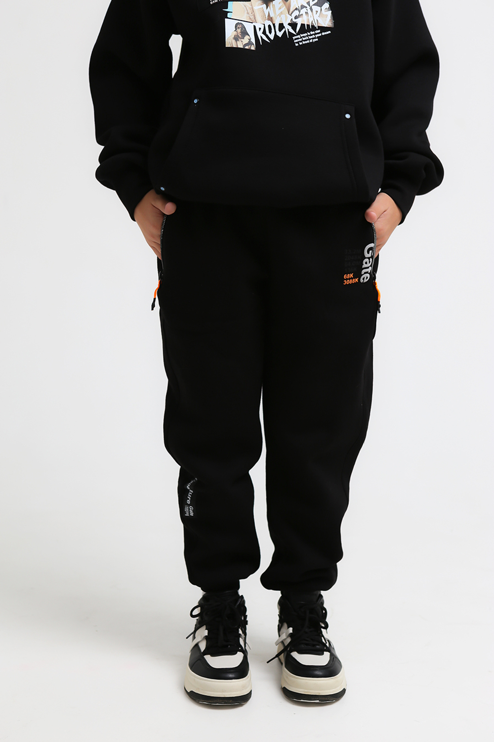 Брюки трикотаж. кэжл. с начесом д/м Beneti (T) 7339