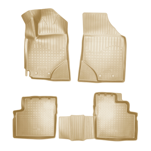 Ковры в салон Norplast/Unidec для Geely Emgrand I (2018-2020), Бежевый, арт.NPA11-C24-084-B