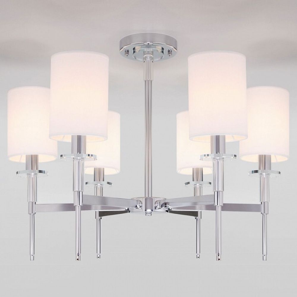 Люстра на штанге Eurosvet Brielle 60132/6 хром