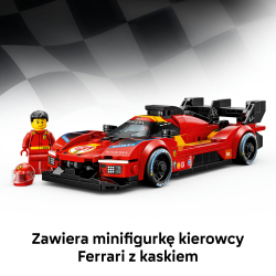 Конструктор LEGO Speed Champions 77261 Гиперкар Ferrari 499P — фото 6