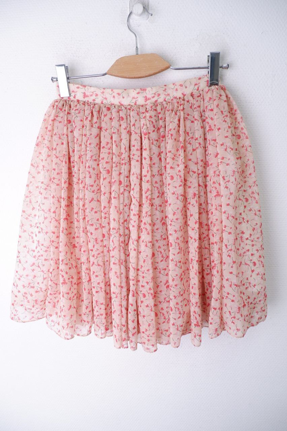 Юбка с цветочным принтом 40-42 размер