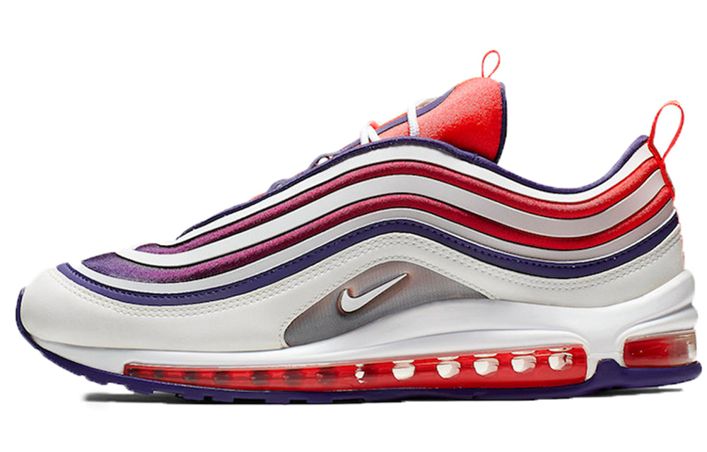 Nike Air Max 97 UL 17 retro lace-up low-top running shoes men's white red