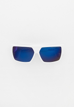 Спортивные очки LiP Rock / Gloss White / PC Polarized / Blue Mirror Smoke