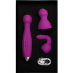 Вибратор, вибростимулятор для двоих Bowling (9 режимов) (Цвет: фиолетовый)