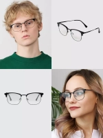 Очки для компьютера имиджевые защитные прозрачные нулевки