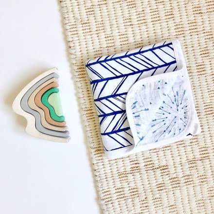 Муслиновое одеяло Mjölk Стрелы Metallic