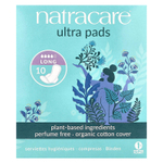 Natracare, Ultra, прокладки, поверхность из органического хлопка, длинные, 10 штук