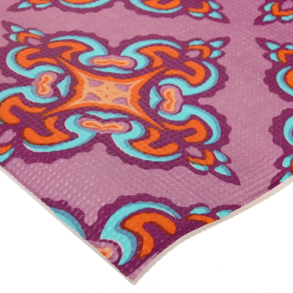 Коврик для йоги 6 мм 173х61 см «Свежесть ветра» PVC, микс принтов