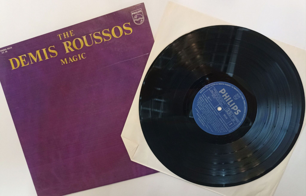 Винтажная виниловая пластинка LP Demis Roussos The Demis Roussos Magic (Spain 1977)