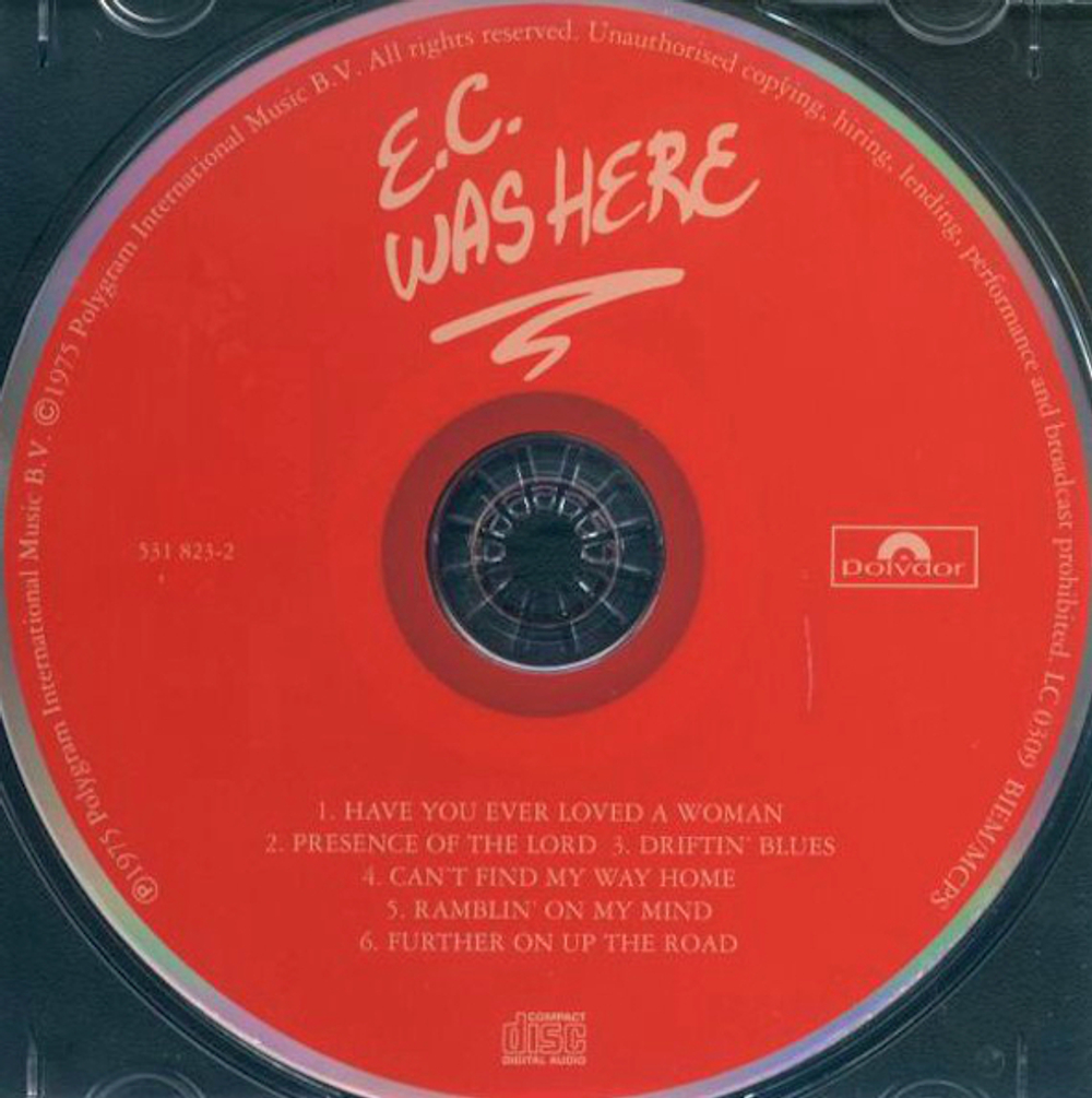 Eric Clapton / E.C. Was Here (CD)