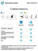 ZigBee Датчик открытия двери/окна SONOFF SNZB-04PR2 SenseGuard DW Gen2