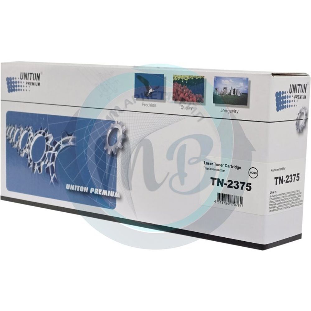 Тонер-картридж UNITON, аналог BROTHER TN-2375 для HL-L2300/2340/DCP-L2500/2520/MFC-L2700 (2,6K) Premium
