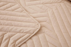 Покрывало 230х250 и 2 наволочки 50х70 Sofi De MarkO Мориц бежевое