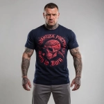 Футболка темно-синяя Yakuza Premium 4006