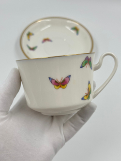 Чайная пара с бабочками Koransha