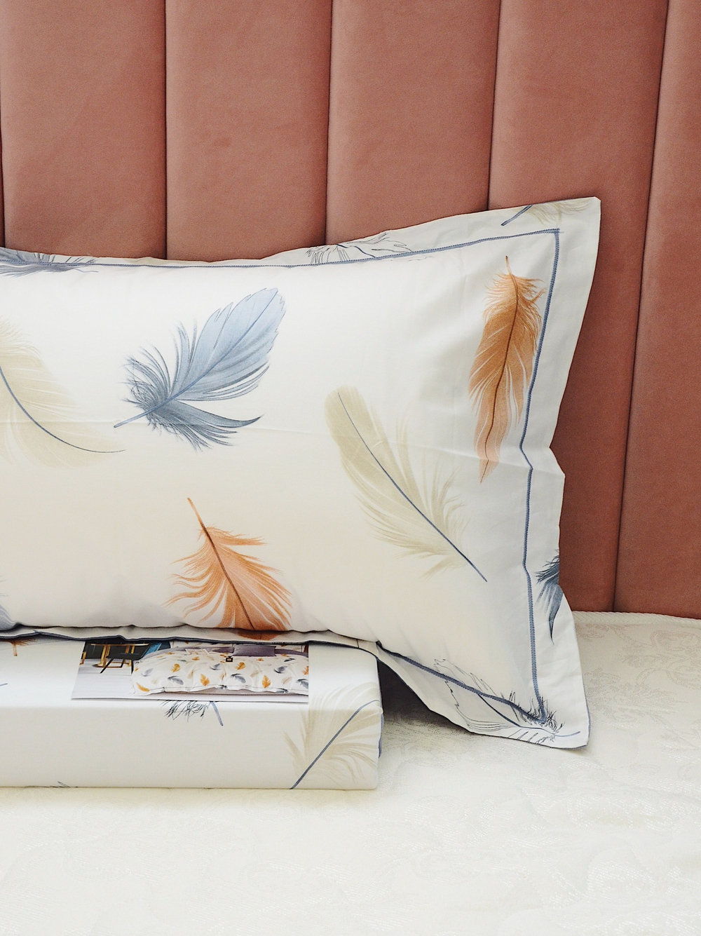 Постельное белье Feathers Turquoise