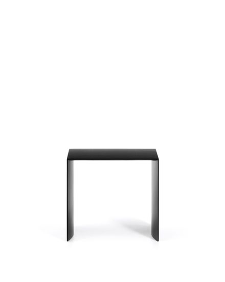 Приставной столик Litto из черного лакированного МДФ, 55 x 40 см