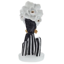 GAEM Фигурка декоративная "Африканка", L12,5 W12 H28 см