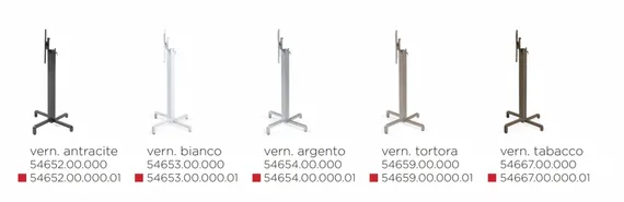 Подстолье металлическое барное Ibisco High, тортора