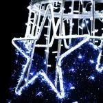 Светодиодная елка-конус "Звездная"