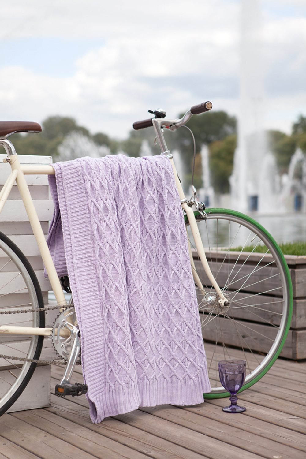 Элитный плед Lux 35 сиреневый от Luxberry Португалия